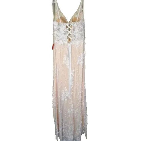 NWT Mac Duggal 11331 GLITTER FLORAL APPLIQUE SLEEVELESS MERMAID GOWN $898 - Picture 5 of 12